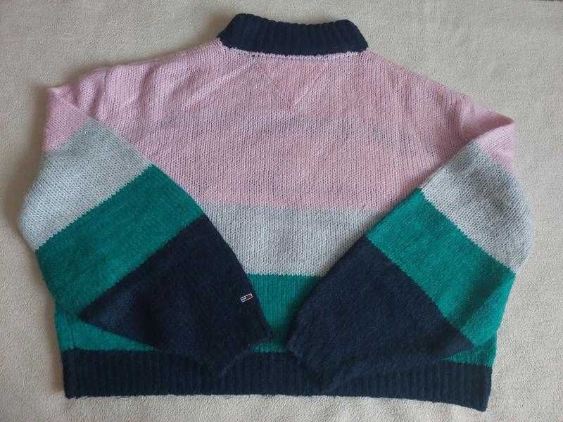 Джемпер tommy hilfiger tommy jeans женский многоцветный
