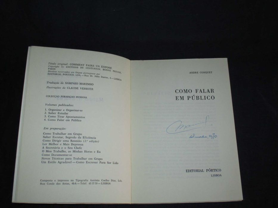 Livro Como Falar em Público André Conquet