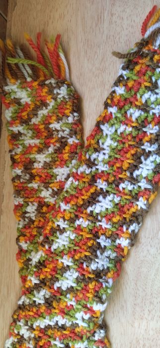 Cachecol feito a mão