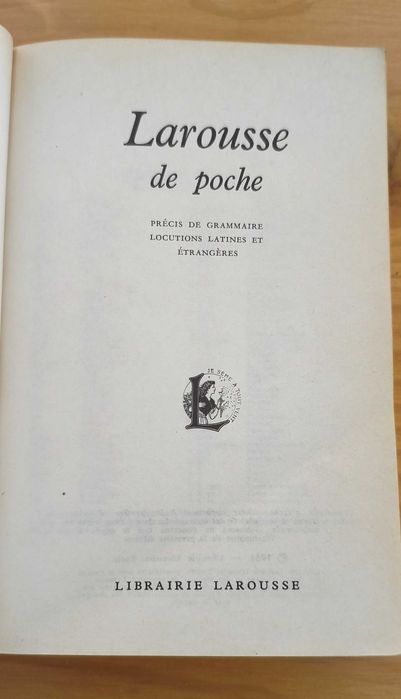 Larousse de Poche de 1977 [Portes Grátis]