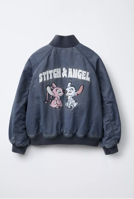 Бомбер zara курточка stich на лсінь стильна 12-13 р 156 см