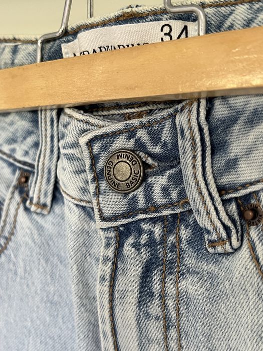 Calças de ganga Stradivarius cintura alta