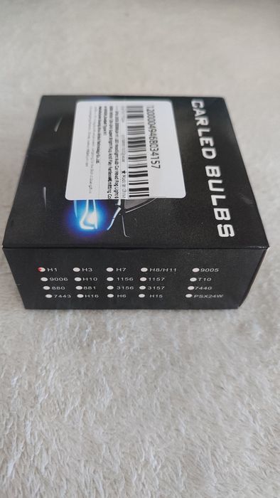 Lâmpadas LED H1 para faróis ou faróis de nevoeiro.