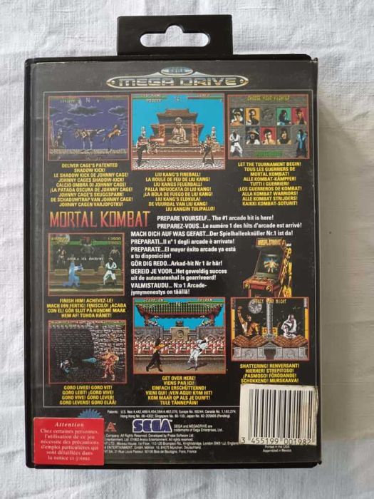 Mortal Kombat [Sega Mega Drive, 1993] Complete | Authentic | Tested