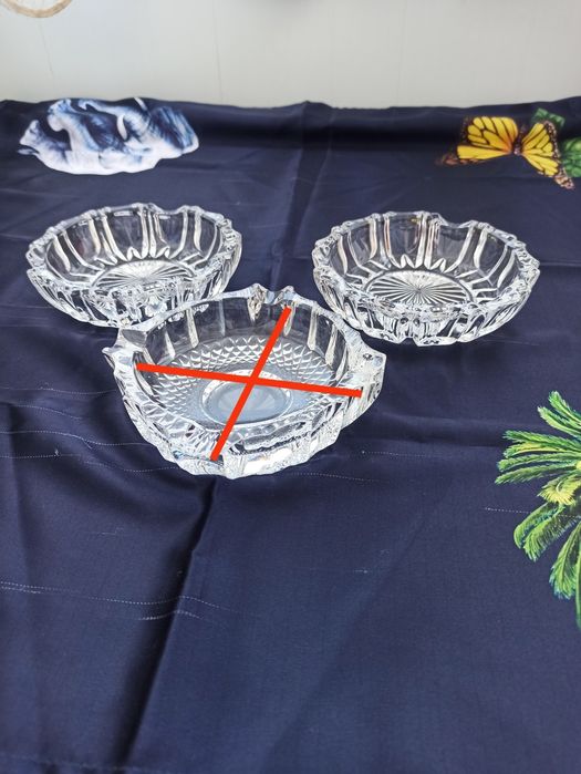Пепельницы хрустальные,новые.СССР.