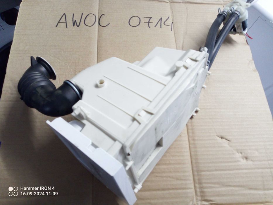 zbiornik zasobnik szuflada na proszek do pralki Whirlpool awoc0714