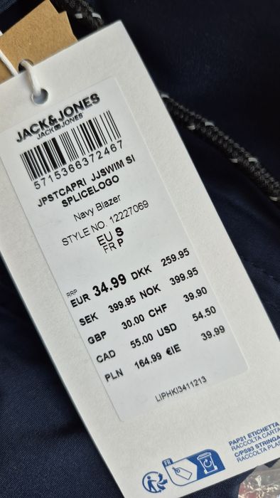Spodenki kąpielowe Jack&Jones S