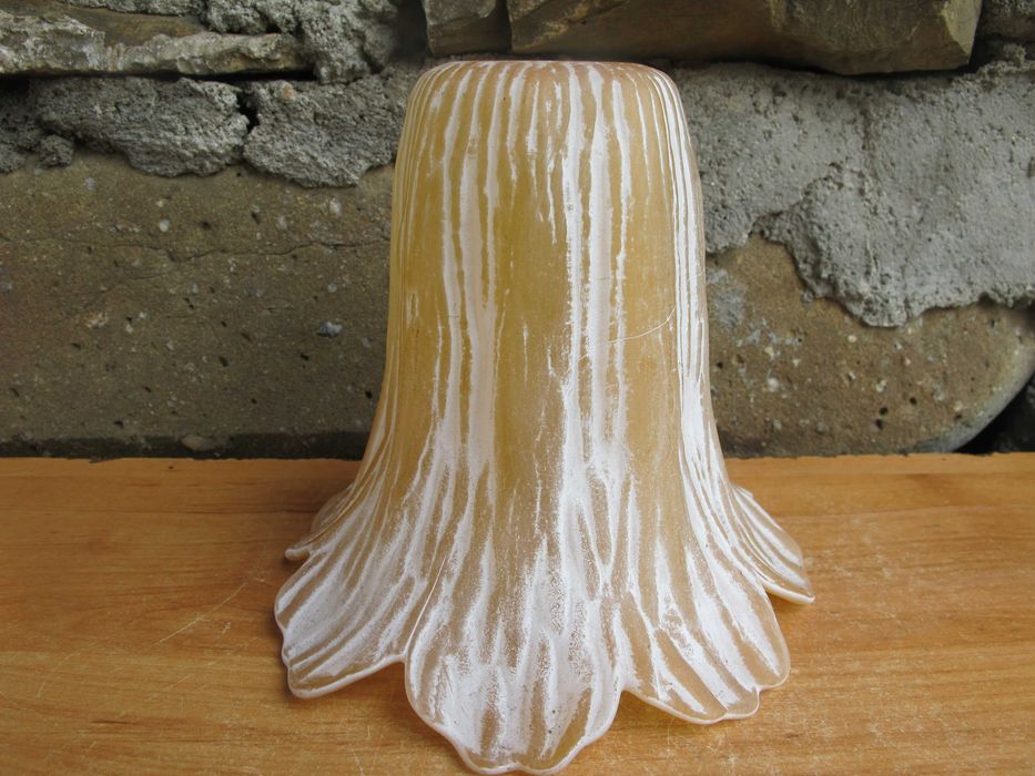 Duży Szklany klosz do żyrandoli_ kinkietu_KWIATEK_E 14