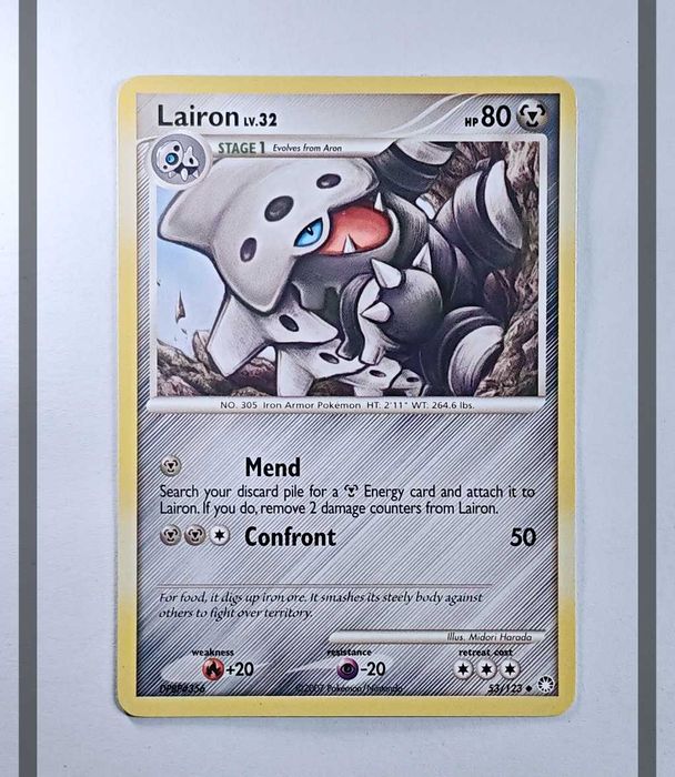 Lairon Lv.32 53/123 MT Pokemon ENG-LP