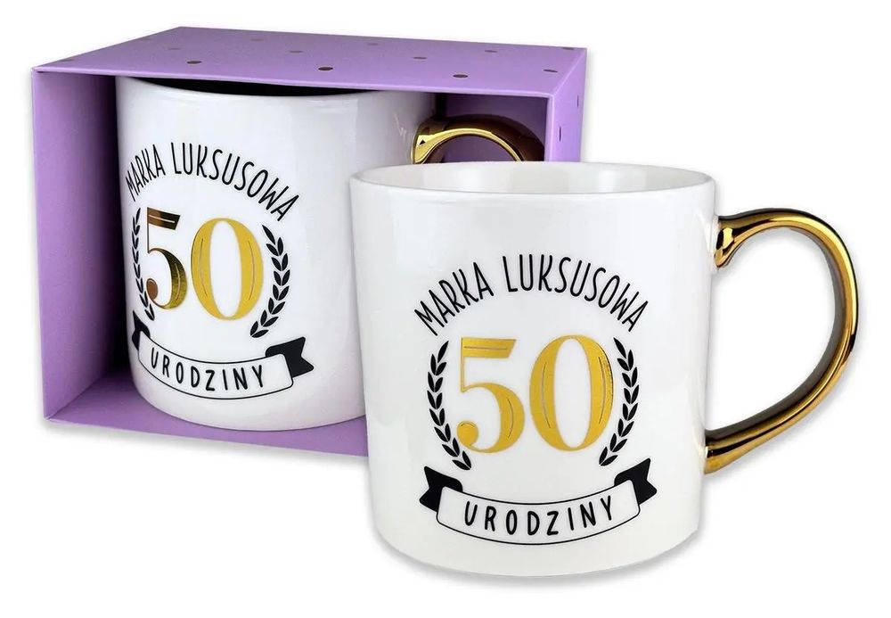 Kubek Lady 50 - Marka luksusowa. Pan Dragon. Nowy Produkt