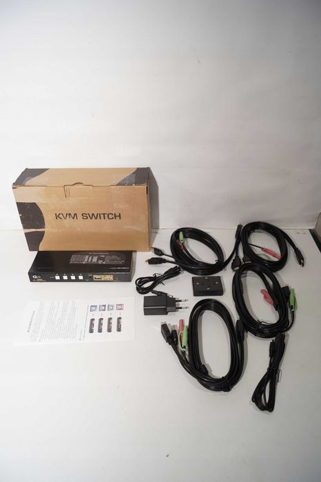 1948 Przełącznik KVM CKLau HDMI 4-portowy 4-portowy 4K 60Hz SWITCH