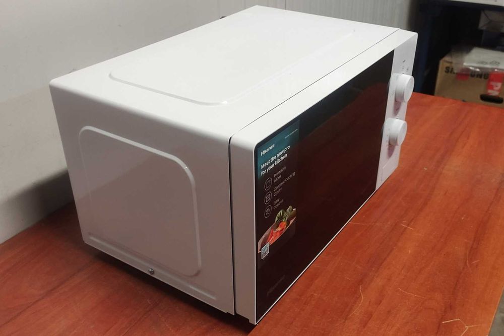 Kuchenka mikrofalowa Hisense H20MOWP1 20L 700W Pokrętła OUTLET 18BH40