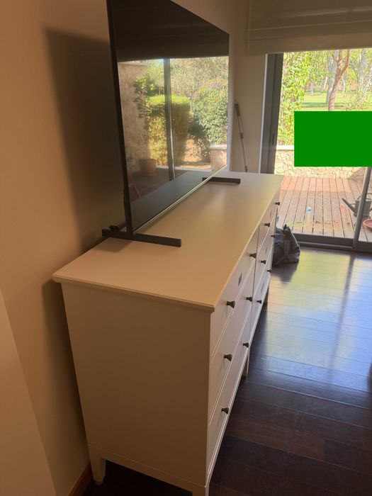 Cómoda branca IKEA HEMNES 8 gavetas – Vilamoura