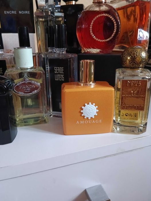 Serge Lutens, Chanel, Lalique, Micallef, Hermes,Prada, Guerlain