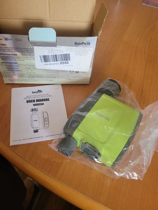 Sterownik nawadniania rainpoint 1-strefowy z bluetooth nowy