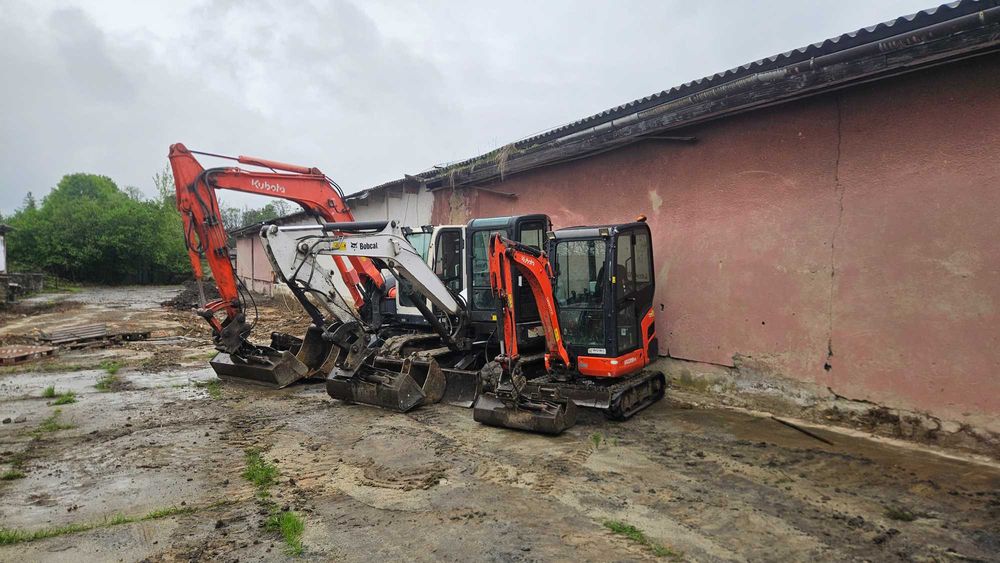 Wynajem minikoparka koparka 5 ton