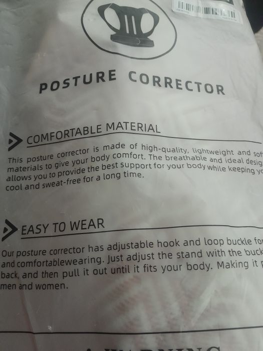 Corrector de coluna novo embalado 10€
