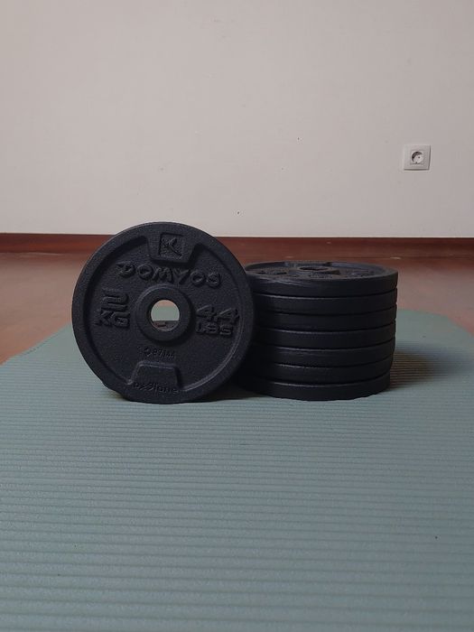 Barras e Discos de Musculação