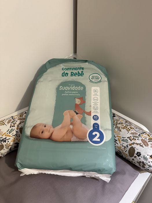 Fraldas Continente tamanho 2
