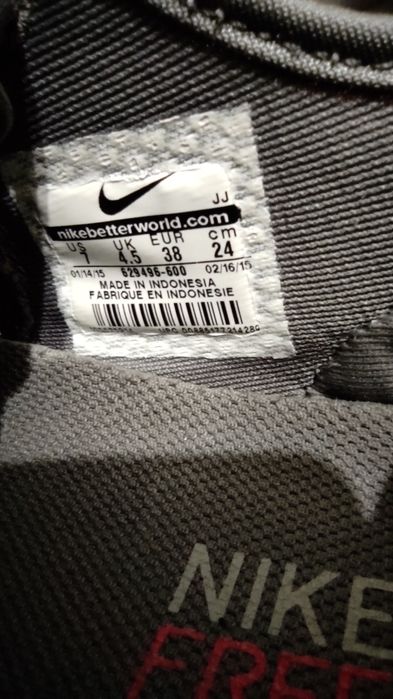 Нові кросівки Nike Free 5.0 37-38р 23,5-24см оригінал рожеві дівчинці в школу