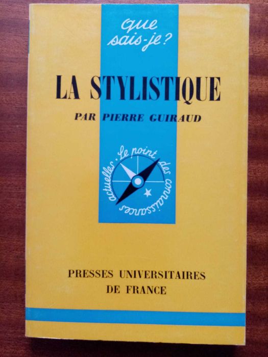livro: Pierre Guiraud “La stylistique”