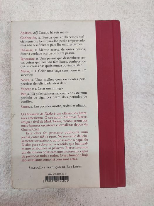 Dicionário do Diabo. Ambrose Bierce