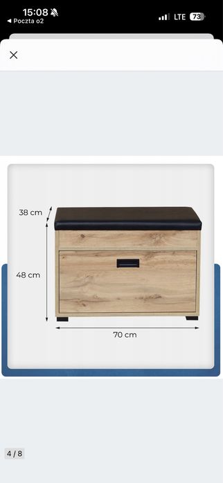 Szafka na buty 70cm