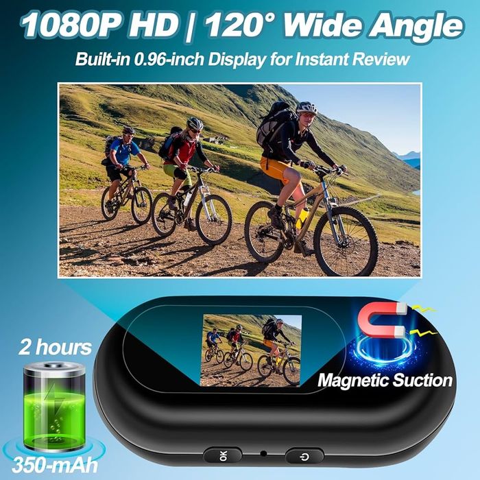 Екшн-камера 1080P HD та ширококутний нічний бачення 120