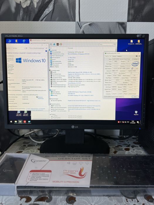 Системный блок Bravo + Монитор LG Flatron L194WT + Bluetooth мышка