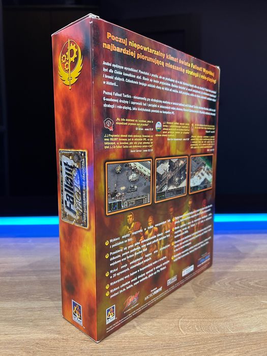Fallout Tactics (PC PL 2001) BIG BOX polskie premierowe wydanie