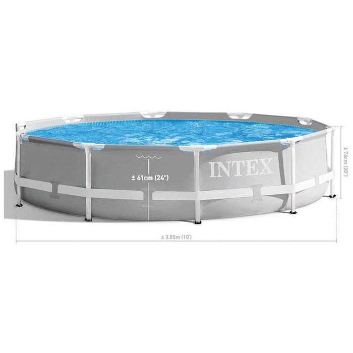 Piscina INTEX + Bomba Bestway Flowclear + Kit Manutenção