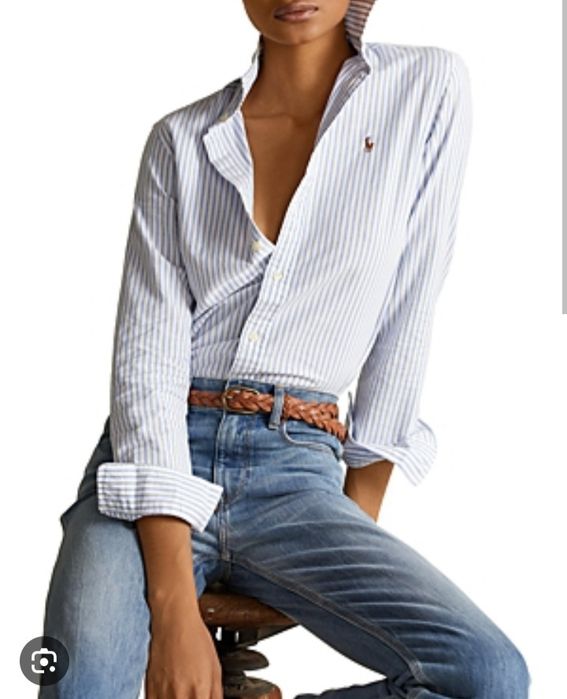 RALPH LAUREN koszula Oxford paski rozmiar S (4)