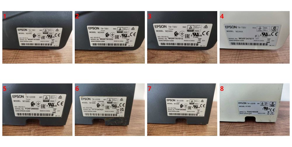 Impressoras térmicas Epson POS – TM-T88V e TM-U220B