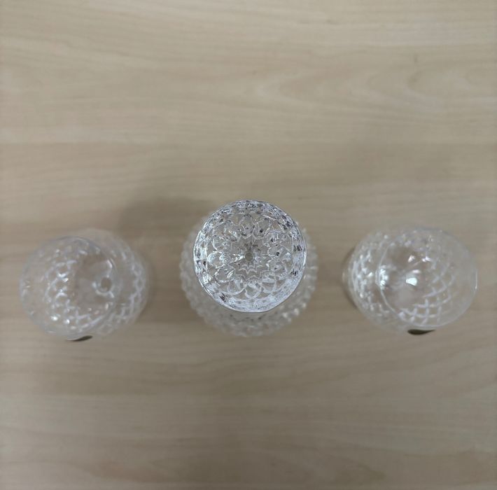 Garrafa e 2 copos cristal d’Arques