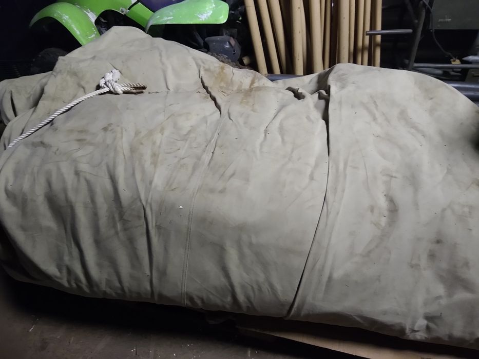 Namiot wojskowy ,słupowy, 16 x 6 m.