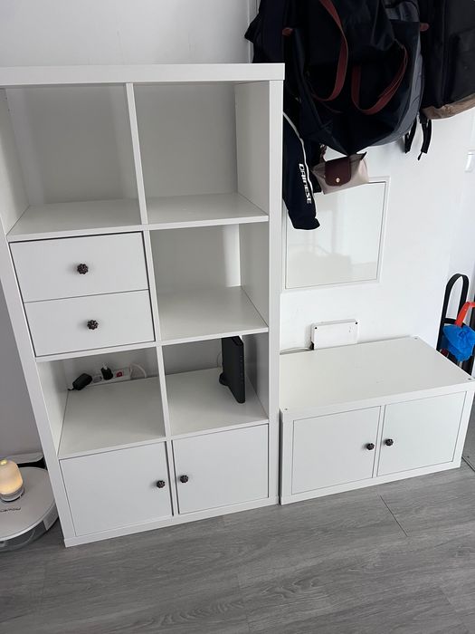 Móveis Kallax IKEA branco