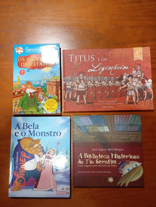 Livros juvenis/infantis de capa dura