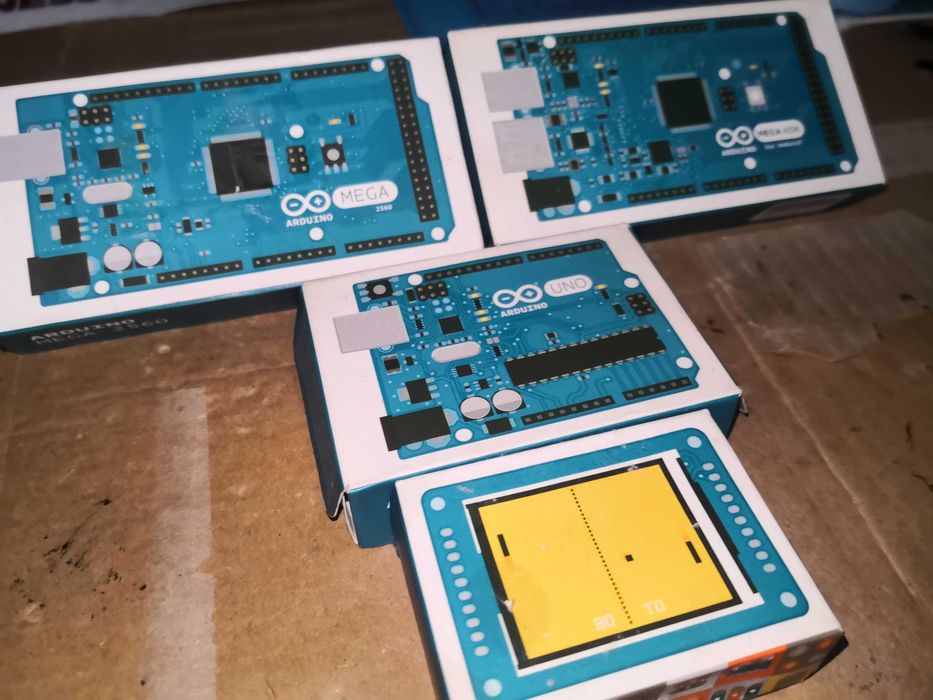 Lote Arduino Original NOS – Mega ADK + Mega 2560 + Uno + LCD/SD