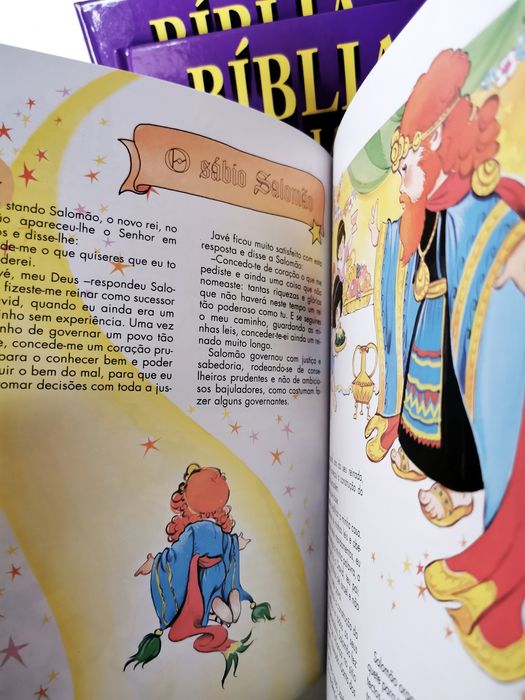 Bíblia para as crianças - 2 Livros e 2 cassetes áudio