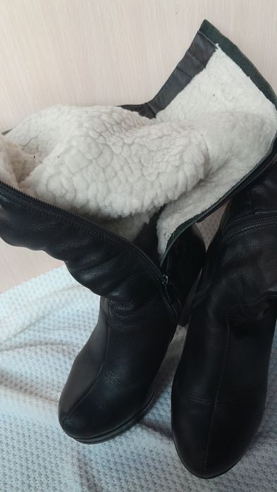 Сапоги шкіряні 36 розмір