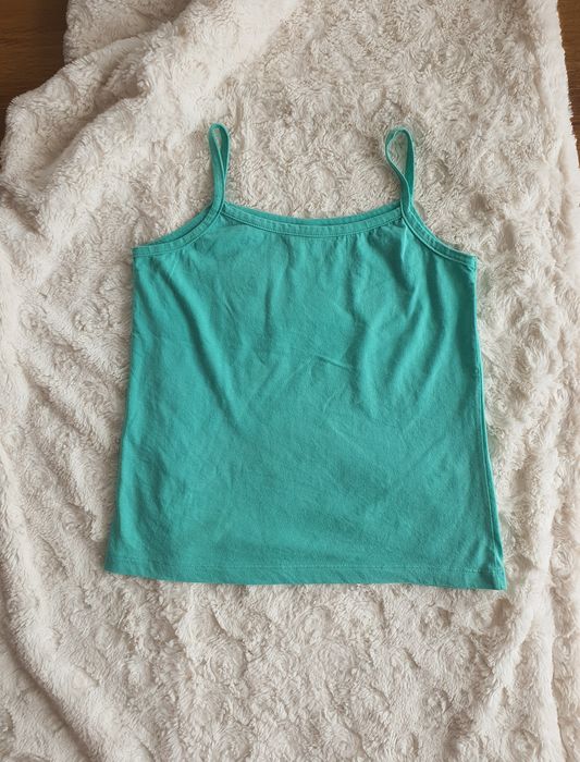 Dziecięca bluzka miętowa vintage