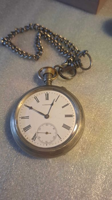 stary zegarek kieszonkowy  szwajcarski longines