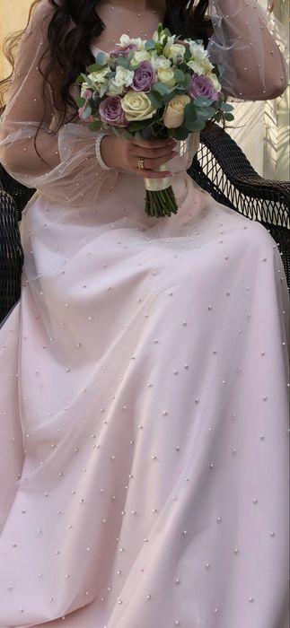 Корсетное платье  с накидкой