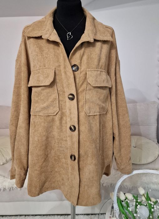 Koszula sztruksowa,camel.