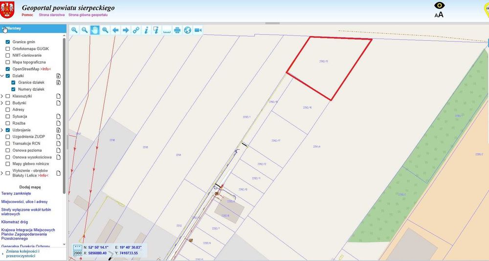 Działka budowlana 1430 m² ul.Sikorskiego - Widok 6