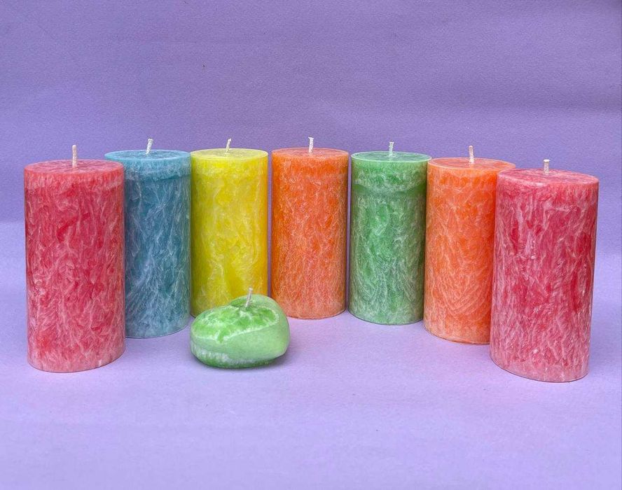 Натуральні свічки ручної роботи