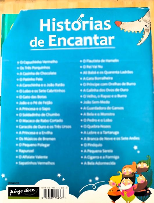 Coleção Completa "Histórias de Encantar" Pingo Doce (Caixa Arquivadora com os Volumes do 1 ao 6)