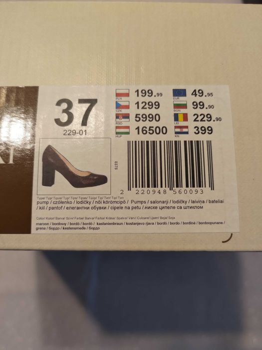 Nowe czółenka firmy Lasocki roz. 37.OKAZYJNA CENA !!!