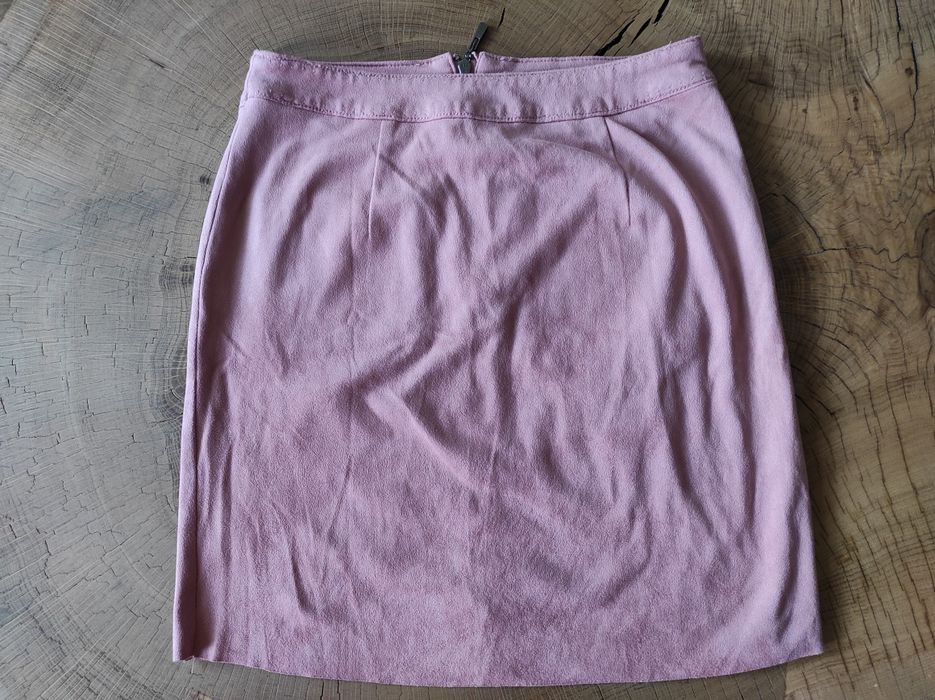 Różowa spódnica ala zamsz Lascana