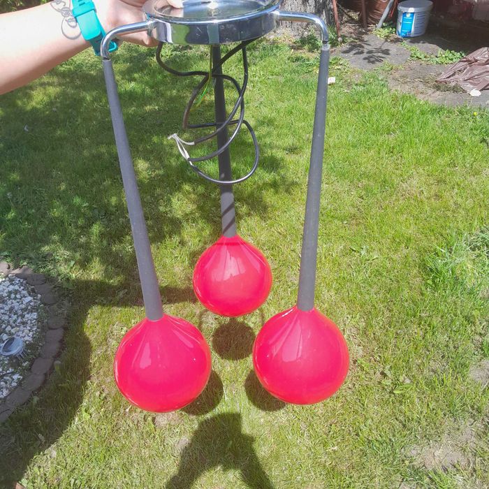 Lampa czerwona potrójna i pojedyncza